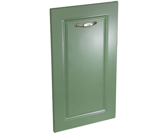 Front pentru masina de spalat vase 45cm MDF verde drept